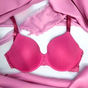 MADIEN FORM BRA - UNDERWIRE, COLOR: HOT PINK, SIZE: 36DD, SEE INFO FOR SZ INFO